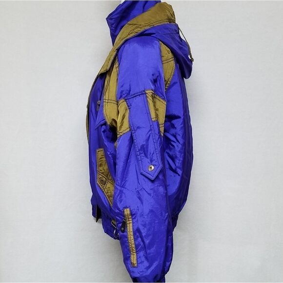 VINTAGE NILS Skiwear Hooded Ski Puffer Jacket - Picture 7 of 14